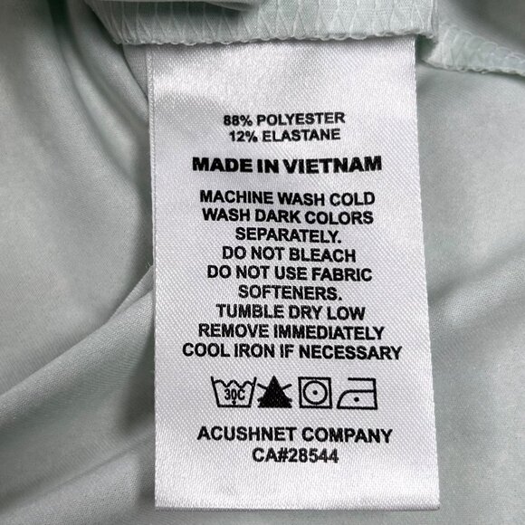 FootJoy Speckle Print XL Polo Shirt Pistachio Green Golf Outdoor Business Office - Picture 7 of 7